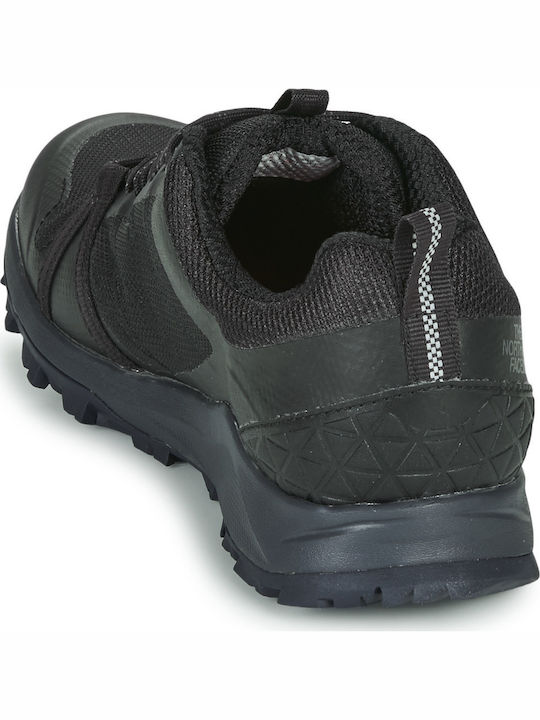 The North Face Litewave Fastpack II Frauen Wanderschuhe Wasserdicht mit Gore-Tex-Membran Schwarze