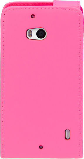 YouSave Accessories Vertikaler Flip Synthetisches Leder Rosa (Nokia Lumia 930)