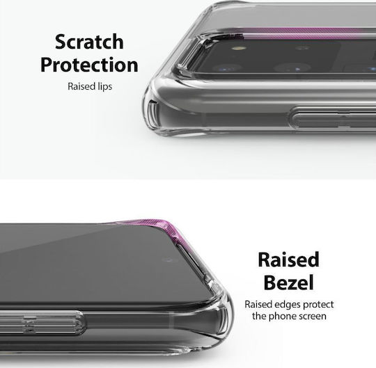 Ringke Fusion Back Cover Σιλικόνης 2mm Διάφανο (Galaxy S20 Ultra)