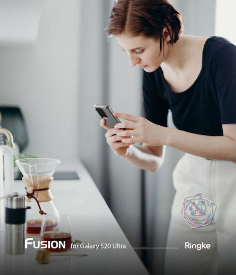 Ringke Fusion Back Cover Σιλικόνης 2mm Διάφανο (Galaxy S20 Ultra)