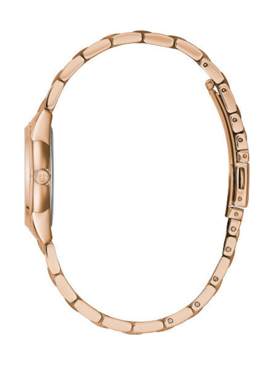 Bulova Sutton Γυναικείο Ρολόι 28mm Μπαταρίας με Ροζ Χρυσό Μεταλλικό Μπρασελέ
