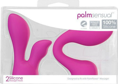 BMS Factory PalmSensual Massager Heads Глави за Вибратор Розови