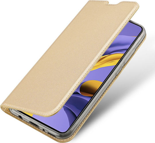 Dux Ducis Skin Pro Book Synthetic Leather Gold (Galaxy A71)