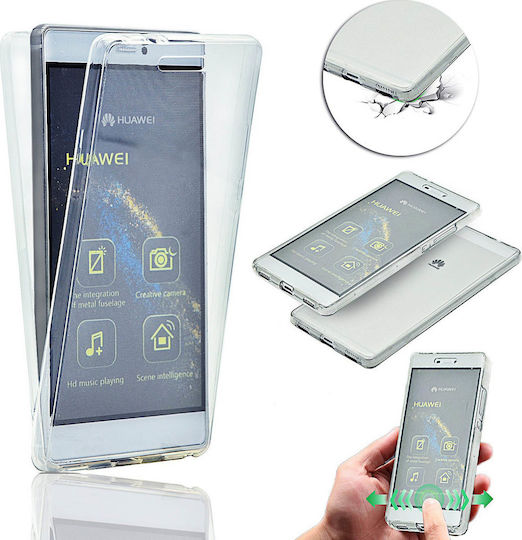 Forcell S-Case 360 Full Cover Σιλικόνης 0.3mm Διάφανο (Huawei P10 Lite)