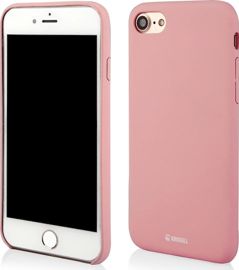 Krusell Bello Back Cover Σιλικόνης Ροζ (iPhone SE 2022/2020)