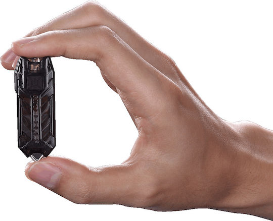 NiteCore Rechargeable Keychain Flashlight LED UV IP65 with Maximum Brightness 13lm Tube Rechargable RL Embedded Black