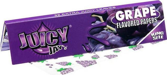 Juicy Jays Grape Foițe de Țigări Rulate King Size 32 foi 1buc