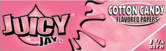 Juicy Jays Cotton Candy Zigarettenpapier 1+1/4 32 Blätter 1Stück