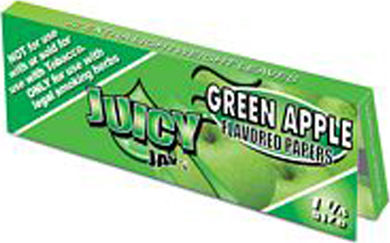Juicy Jays Green Apple Χαρτάκια Στριφτού Τσιγάρου 1+1/4 Αρωματικά 32 φύλλα 1τμχ