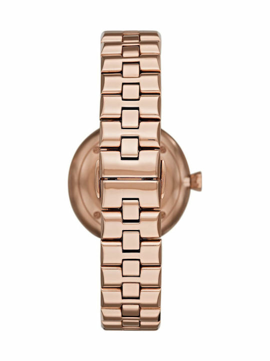 Emporio Armani Arianna Γυναικείο Ρολόι 32mm Μπαταρίας με Ροζ Χρυσό Μεταλλικό Μπρασελέ