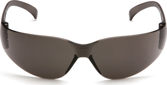 Pyramex Safety Intruder Gray Anti-Fog Safety Glasses for Protection with Gray Lenses 1pcs
