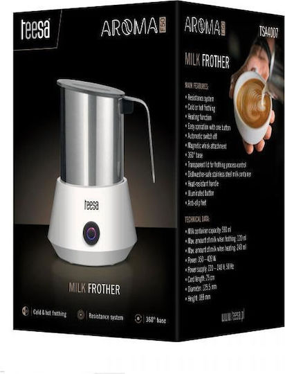 Teesa Aroma F50 Συσκευή για Ζεστό & Κρύο Αφρόγαλα 590ml