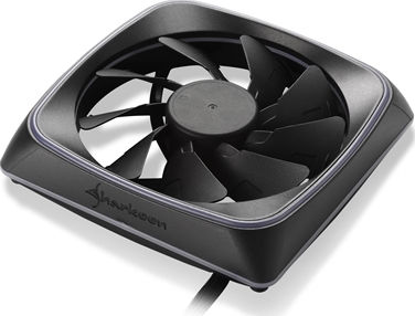 Sharkoon Shark Lights Case Fan 120mm 1000rpm 39.26cfm with RGB Lighting and 3-Pin Connection