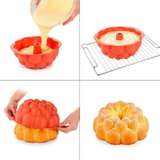 Tescoma Delicia Rasberry Backform Torte Silikon 24x24x10cm 1cm