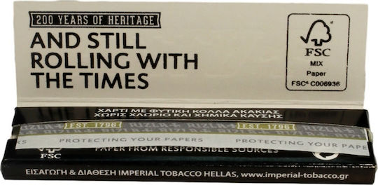 Rizla Medium Thin Black Foițe de Țigări Rulate 50 foi 50buc