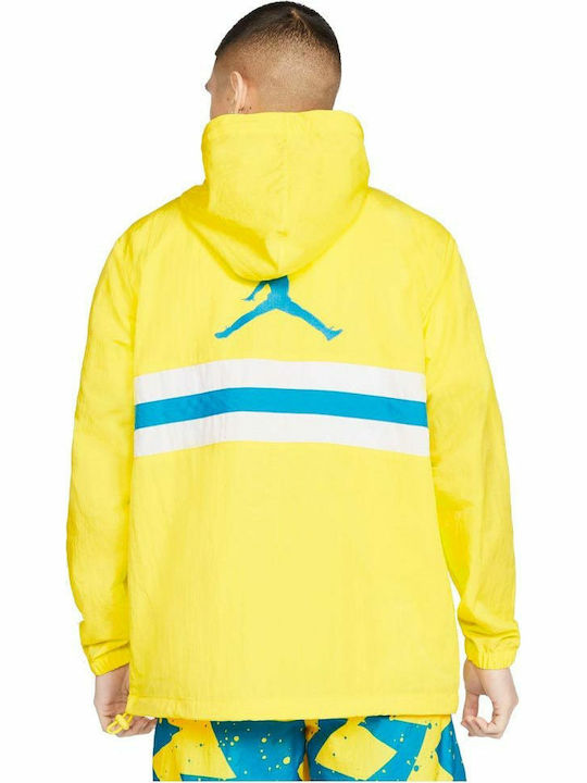 Jordan Jumpman Logo Ανδρικό Μπουφάν Κίτρινο