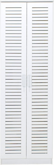 Ξύλινη Sante με 7 Ράφια Λευκή 60x37x183cm 123-000028 Ξύλινη Sante με 7 Ράφια Λευκή 60x37x183cm 123-000028