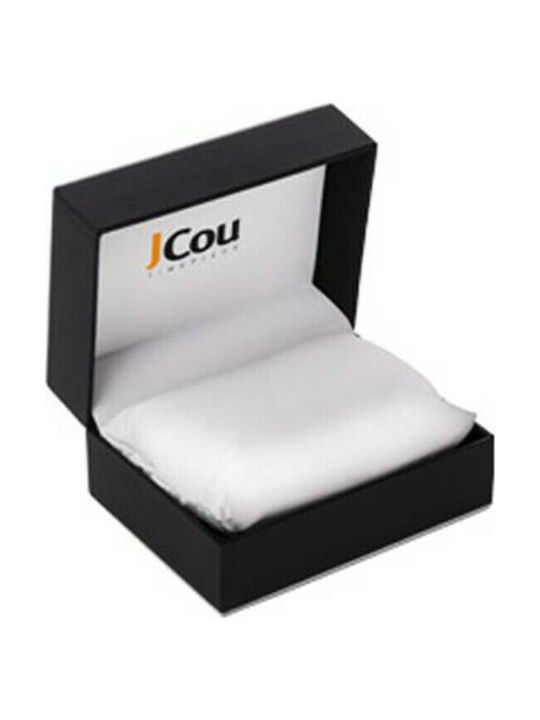 Jcou Elegance Petit Three Hands 30mm Ceas cu Argintiu Brățară Metalică