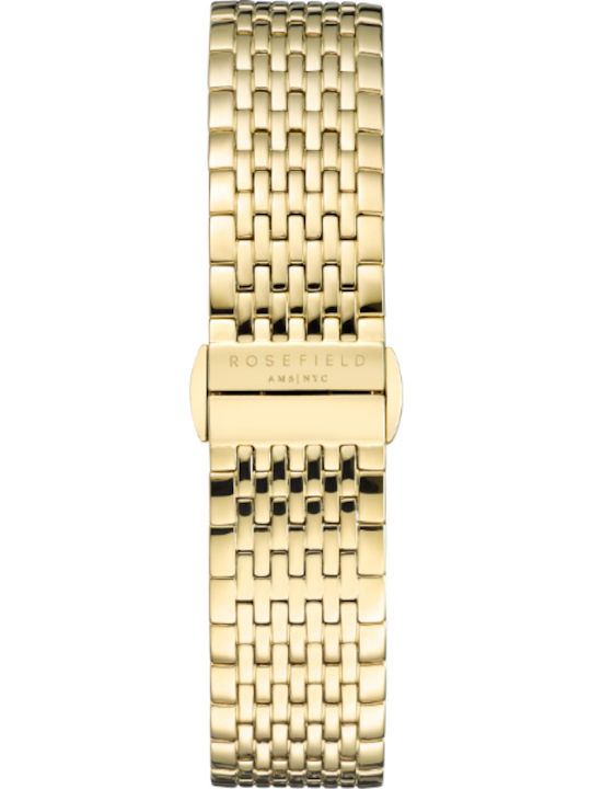 Rosefield Boxy Дамски Часовник Кварцов С Метална Верижка Rosefield Boxy Дамски Часовник Кварцов С Метална Верижка
