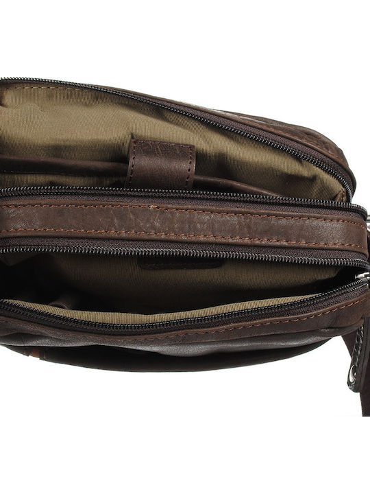Leather Men's Bag Shoulder / Crossbody Brown