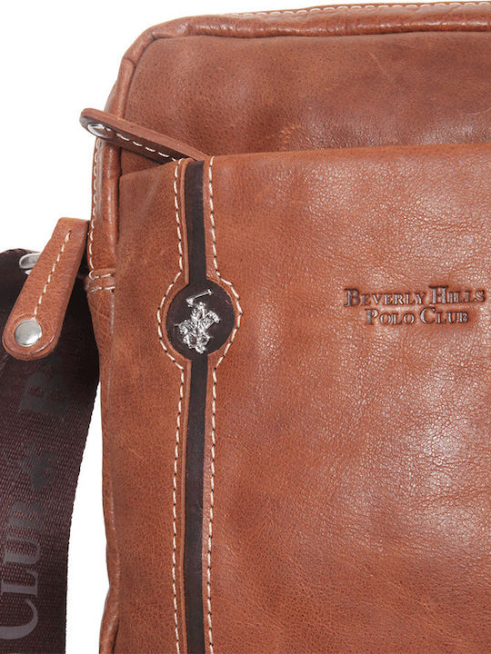 Leather Men's Bag Shoulder / Crossbody Tabac Brown