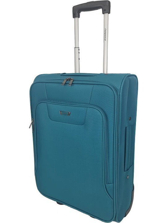 Diplomat ZC980 Cabin Travel Suitcase Fabric Turquoise with 2 Wheels Height 55cm ZC980