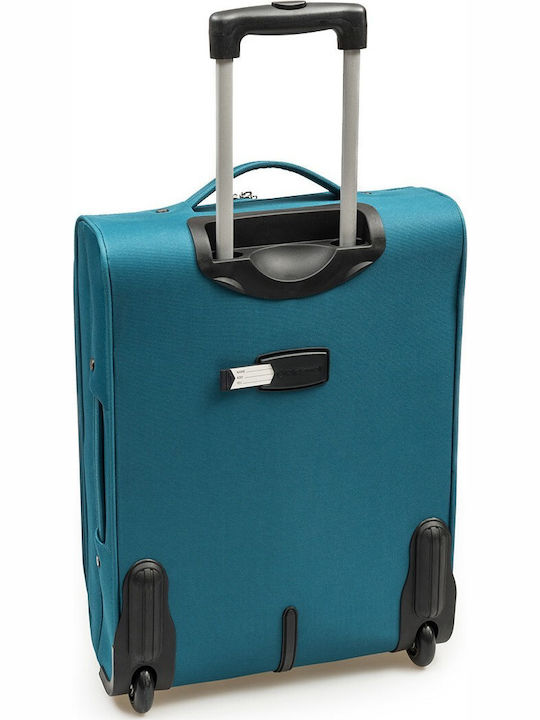 Diplomat ZC980 Cabin Travel Suitcase Fabric Turquoise with 2 Wheels Height 55cm ZC980