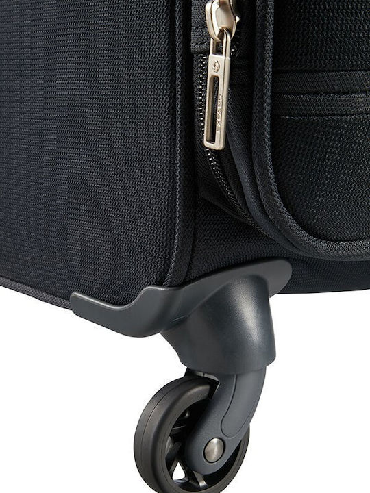Samsonite Base Boost Medium Fabric Black Suitcase With 4 Wheels Height 66cm