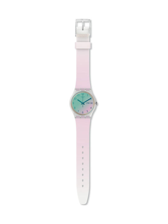 Swatch Ultrarose Uhr mit Batteriewerk