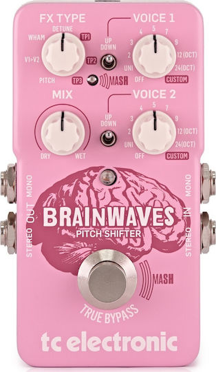 TC Electronic Brainwaves Pitch Shifter Pedals Effect Pitch­shifter Electric Guitar and Electric Bass