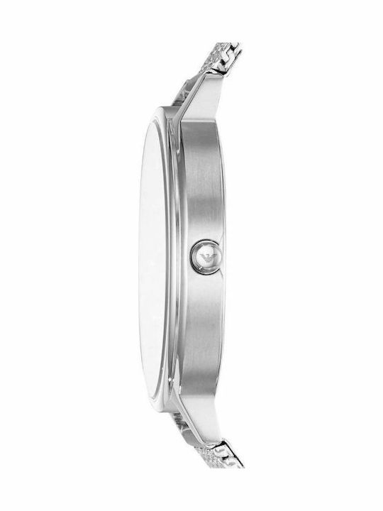 Emporio Armani Donna Women's Watch with Silver Metal Bracelet