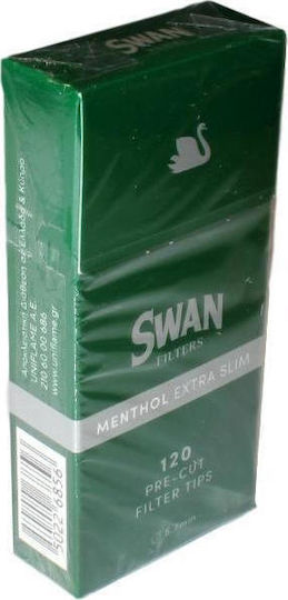 Swan Menthol Extra Slim Μέντα 120 Φιλτράκια 20τμχ