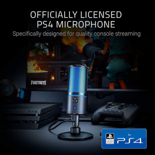 Razer Seiren X PS4 Микрофон Настолен в Blue Цвят