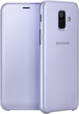 Samsung Cover Book Plastic Purple (Galaxy A6 2018)