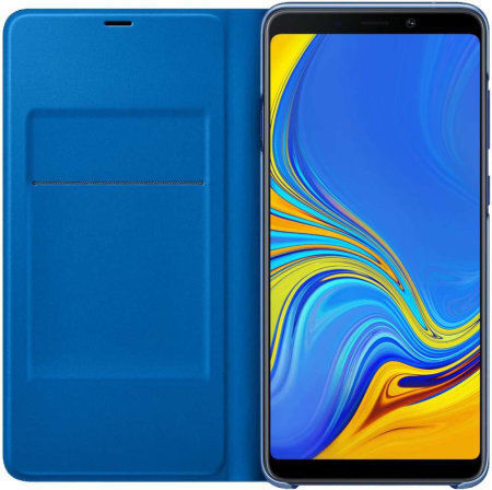Samsung Book Synthetic Leather Blue (Galaxy A9 2018) GWW