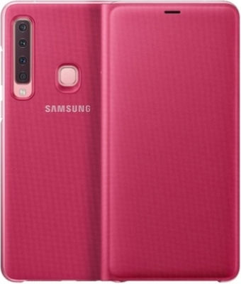 Samsung Wallet Cover Ροζ (Galaxy A9 2018)
