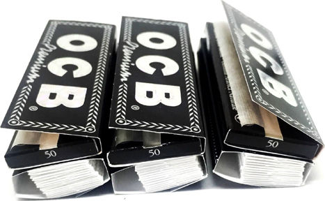 Ocb Premium Χαρτάκια Στριφτού Τσιγάρου 1+1/4 με Τζιβάνες 50 φύλλα 1τμχ