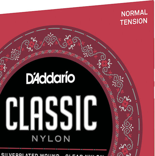 Daddario Σετ Nylon Χορδών 28 - 43" για Κλασική Κιθάρα Classics EJ27N Normal Tension