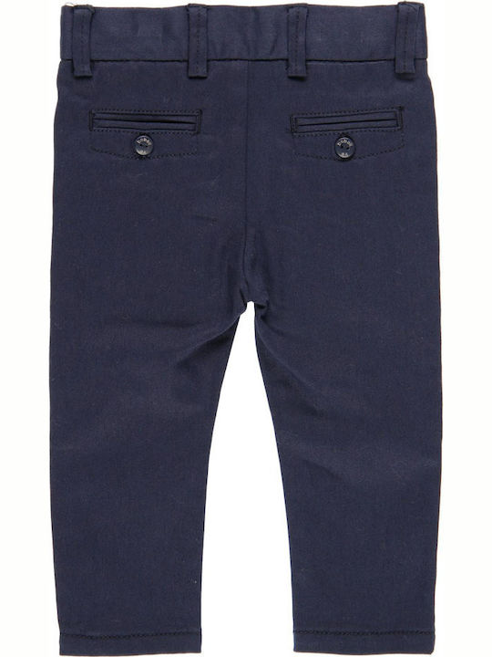 Boboli Boys Fabric Trouser Navy Blue