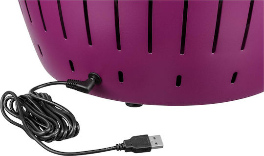 LotusGrill G34 U Φορητή Ψησταριά Κάρβουνου 32x32εκ. Lilac