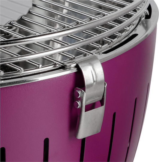 LotusGrill G34 U Φορητή Ψησταριά Κάρβουνου 32x32εκ. Lilac