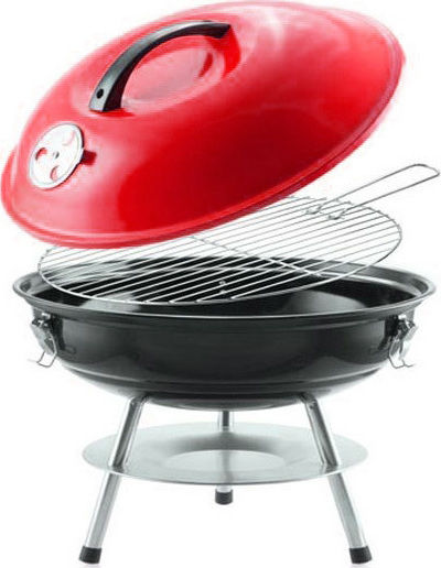 Portable Charcoal Grill Kettle with Lid 36cmx36cm