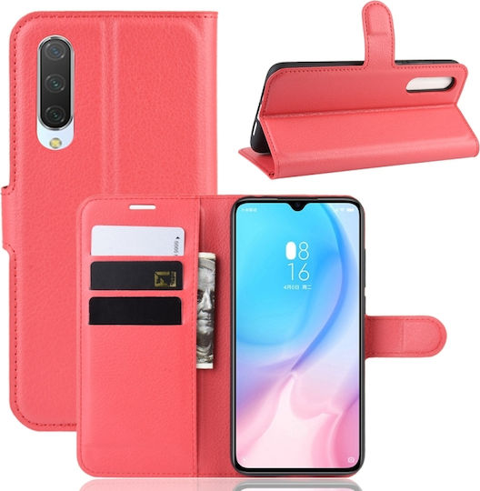 Book Δερματίνης Κόκκινο (Xiaomi Mi 9)