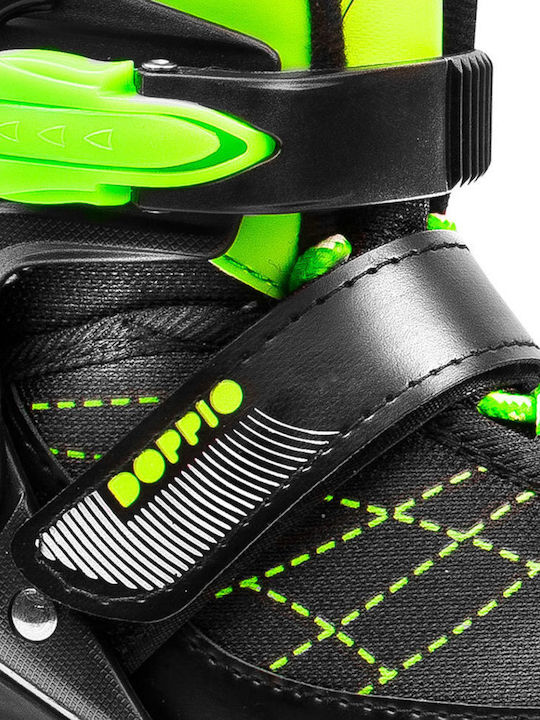 Spokey Doppio 2IN1 Inline Αυξομειούμενα Rollers Μαύρα Παιδικά