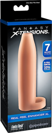 Pipedream Fantasy X-tensions Real Feel Enhancer XL Προέκταση Πέους Flesh 17.8cm