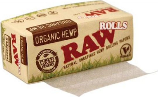 Raw Organic Hemp Cigarette Rolling Roll 1+1/4 5m 1pcs