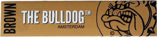 The Bulldog Amsterdam Brown Χαρτάκια Στριφτού Τσιγάρου Slim King Size 33 φύλλα 50τμχ