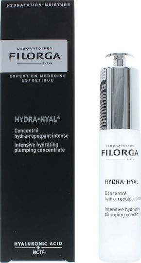 Filorga Hydra Hyal Intensive Hydrating Plumping Concentrat Feuchtigkeitsspendend & Anti-Aging Serum Gesicht mit Hyaluronsäure für Entgiftung & Strahlkraft 30ml