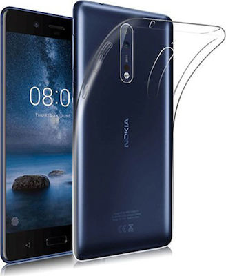 Senso TPU 0.3 Umschlag Rückseite Silikon Transparent (Nokia 8) TPUNOK8TR