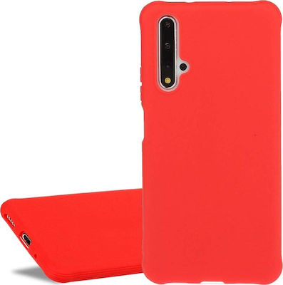 Silicone Back Cover Red (Huawei Nova 5THonor 20)